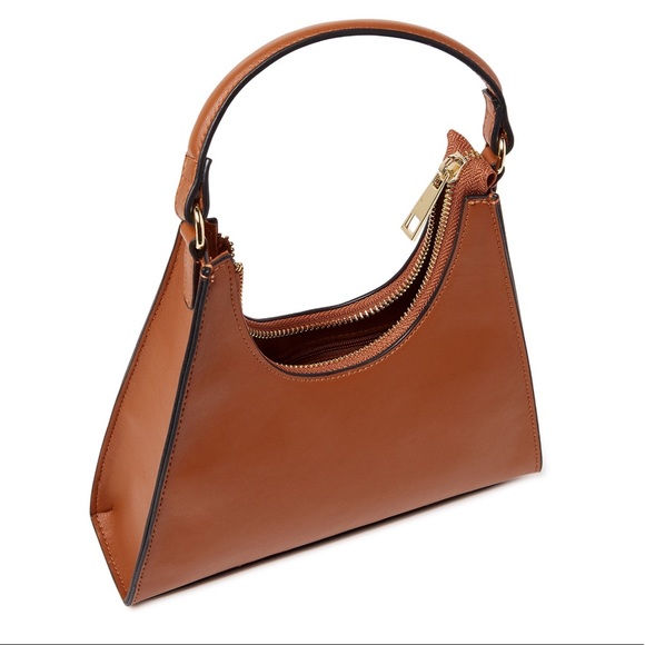 No Boundaries Women's Trapezoid Crossbody Handbag Cognac - Picture 5 of 5